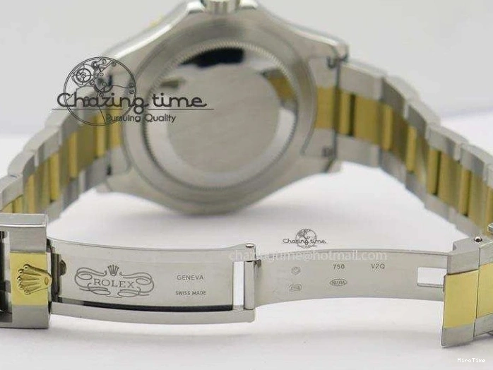 MiroTime 0207 Unisex Yacht-Master 116622 JF Best Edition SS YG Blue Dial On Bracelet A 3916